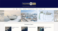 Desktop Screenshot of nauticweb.com